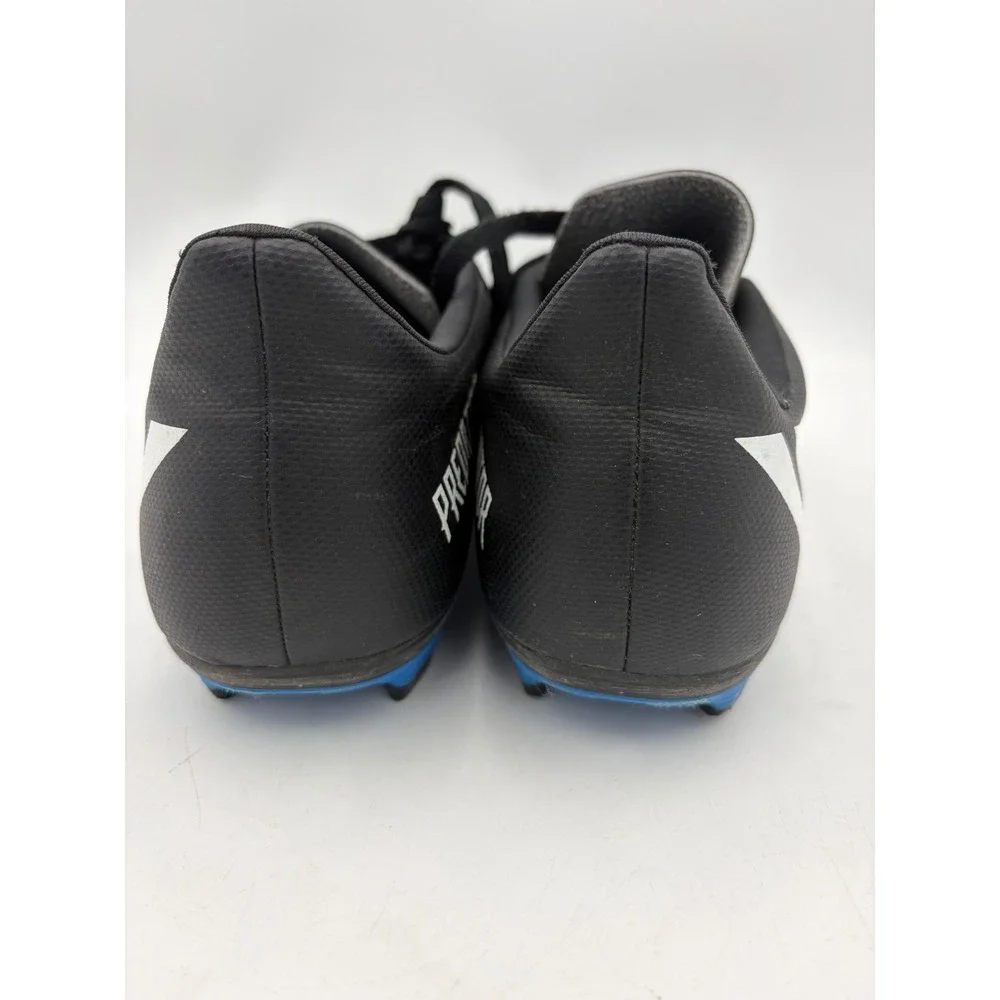 Adidas Predator Edge.4 FxG Soccer / Football Cleats Mens 11.5 Black‎ Blue Spikes